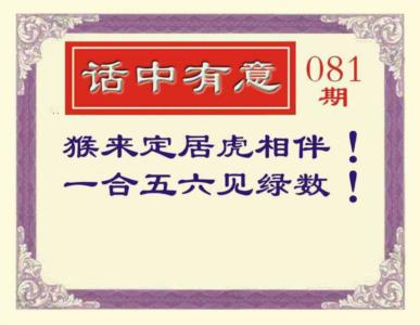 话中有意