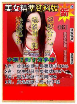 美女精准劲料版